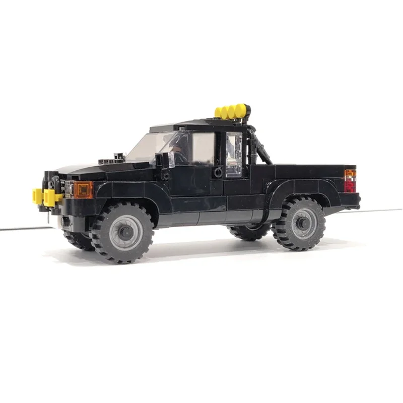 343PCS MOC Speed Champions Hilux 4x4 Xtra cab Pickup Truck Model Building Blocks Bricks DIY Creative Assembly Kids Toys Gifts