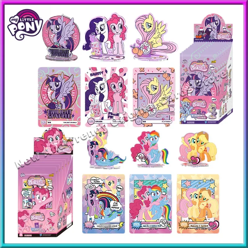 KAYOU My Little Pony Acrylic Standing Card Friendship Drawing Dreamy Edition Card Acrylic Toy Ornament Peripheral Card