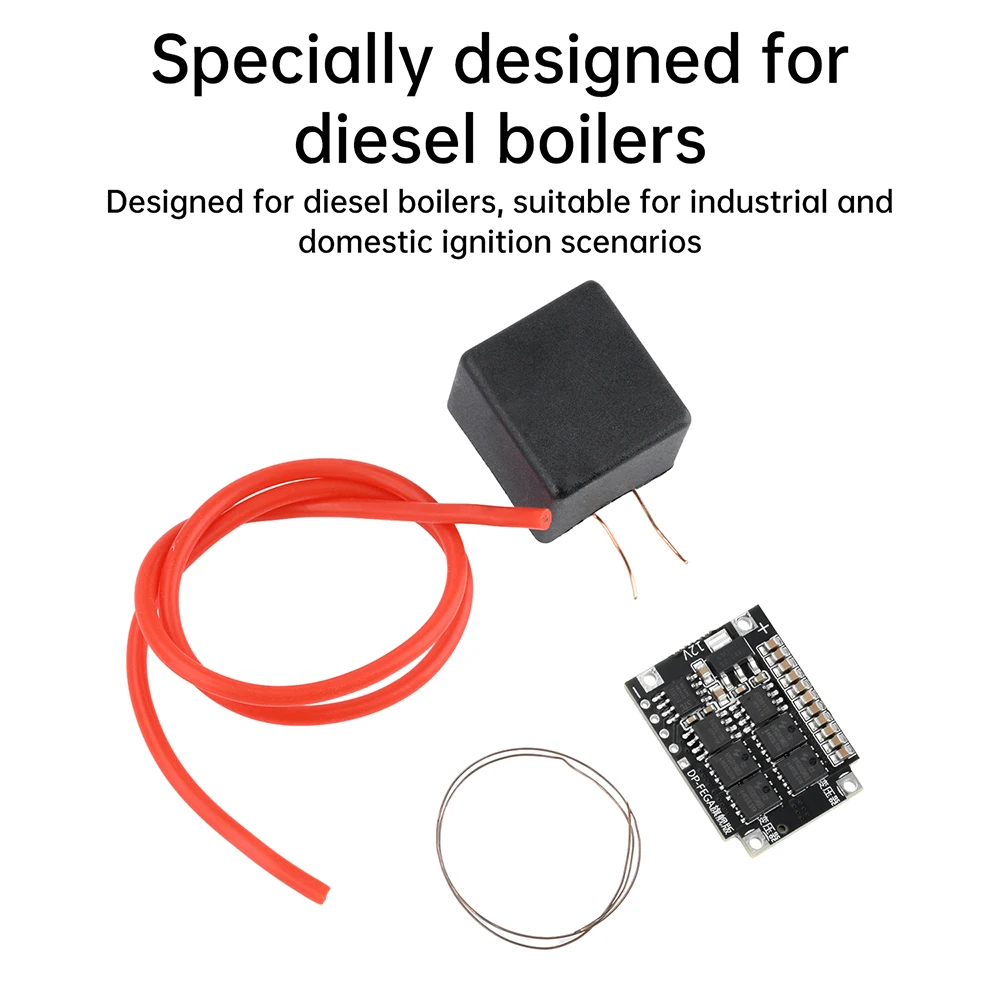 Módulo de bobina de ignição de arco de faísca, dc 4-12v para ac 20kv, módulo de alta tensão, placa de driver, transformador, isqueiro