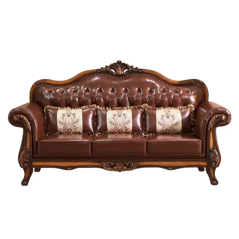 European Designer Living Room Sofa Aesthetic Brown Oversized Reading Lazy Sofa Luxury Loveseat Bank Woonkamer Home Furniture