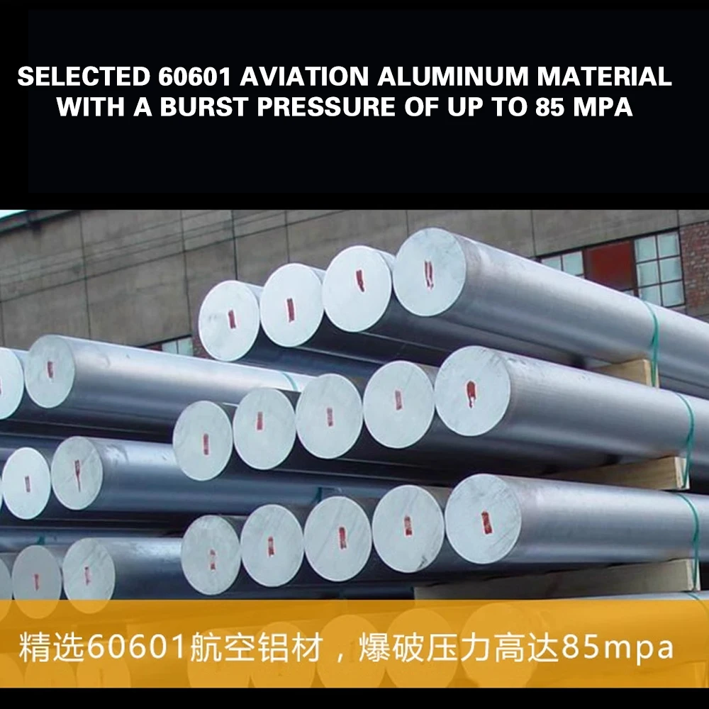 Explosion proof aluminum cylinder, high-pressure aluminum cylinder, 30 gas storage tank, genuine thickened 40