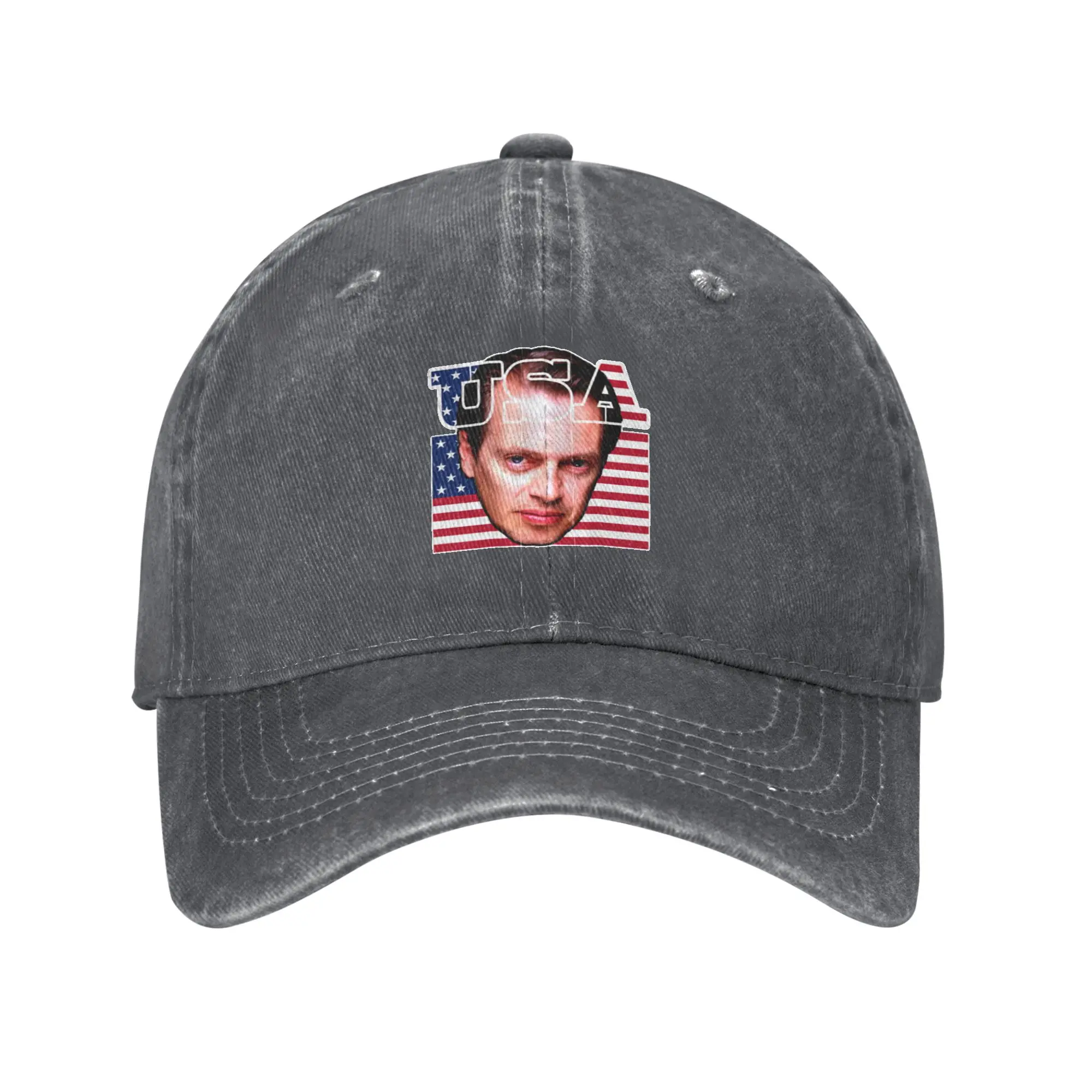 Fashion Steve Buscemi USA Flag photo United States baseball cap  Cap Summer Hat