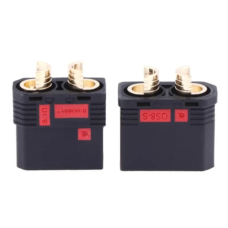 Durable Design 110A High Current QS8-S Male And Female Plug Anti Sparking Electric Vehicle Drone Battery Interface Connector