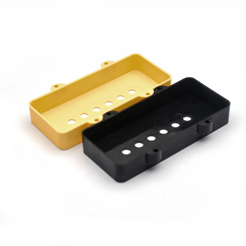 10Pcs Guitar Pickup Cover for JM Pickup Jazz Master Pickup Pole Spacing 10.23mm Plastic Cover Black/Cream/White