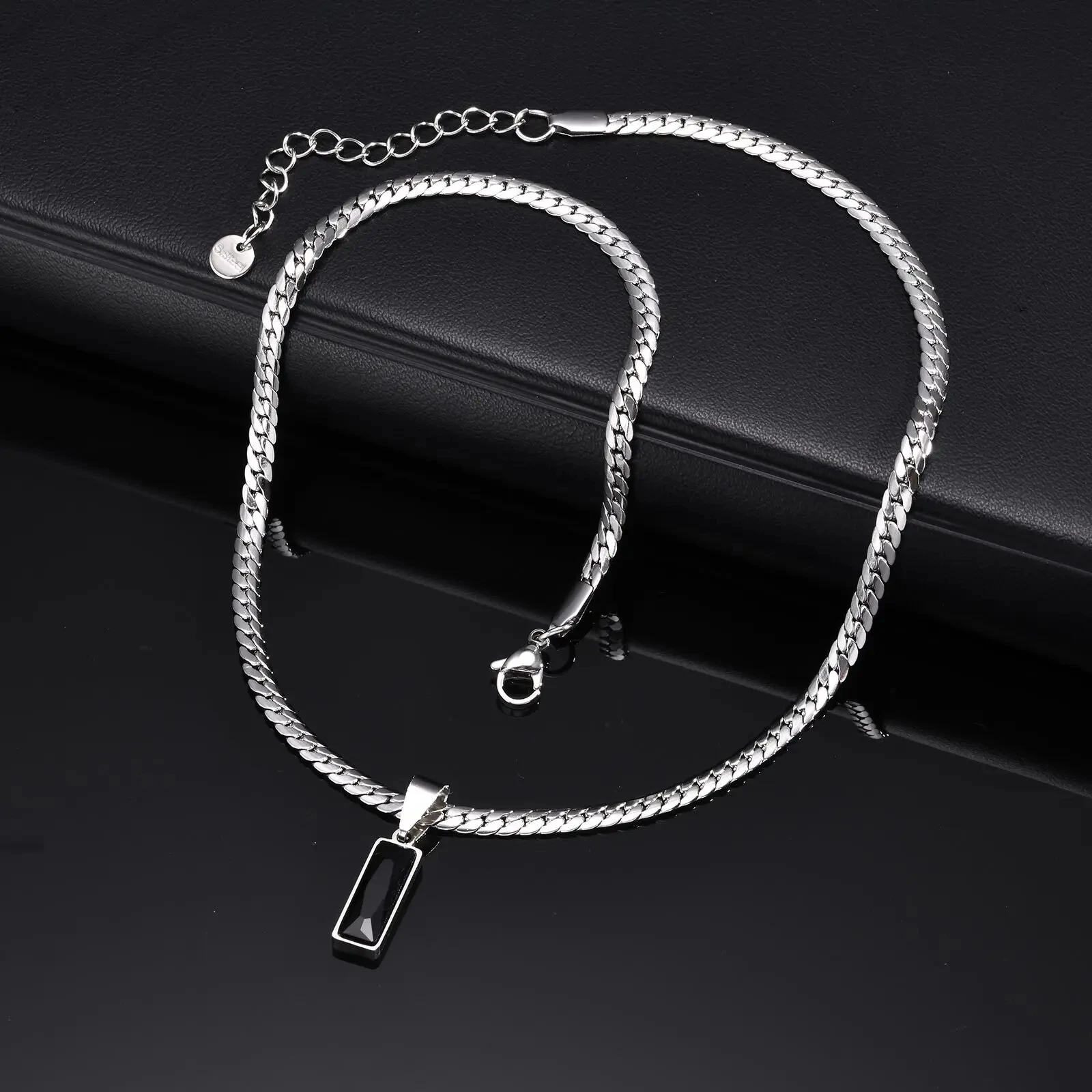 Colliers élégants en pierre ca - Mens Dog Tag Necklace avis et prix
