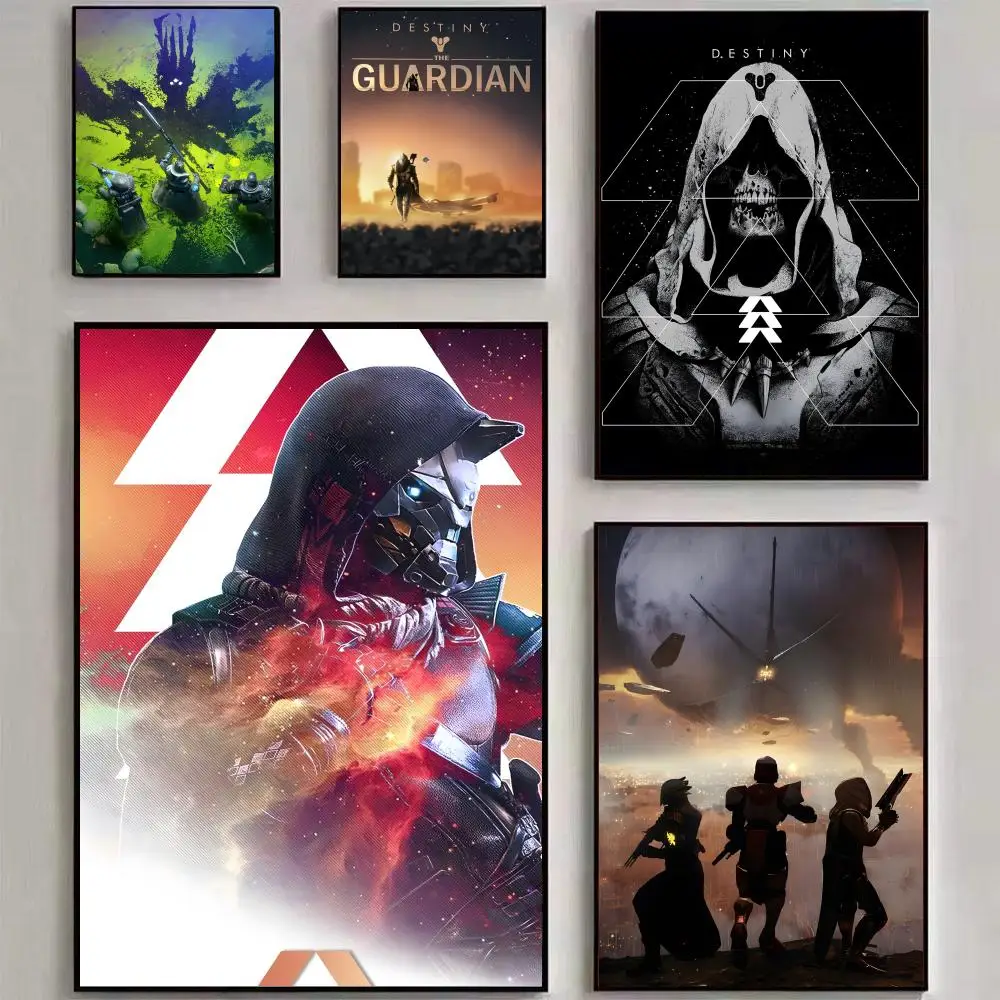 Póster de Anime D-Destiny 2, arte impreso para pared, adecuado para sala de estar, dormitorio, bar, salón, decoración del hogar, regalo