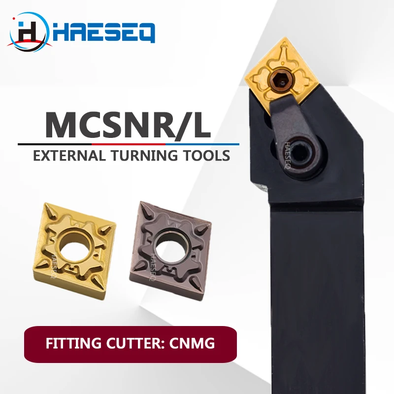 MCSNR MCSNL External Turning Tool Holder MCSNR1616 MCSNR2020 MCSNR2525 Lathe Machining Tools for CNMG Carbide Inserts Cutter Bar