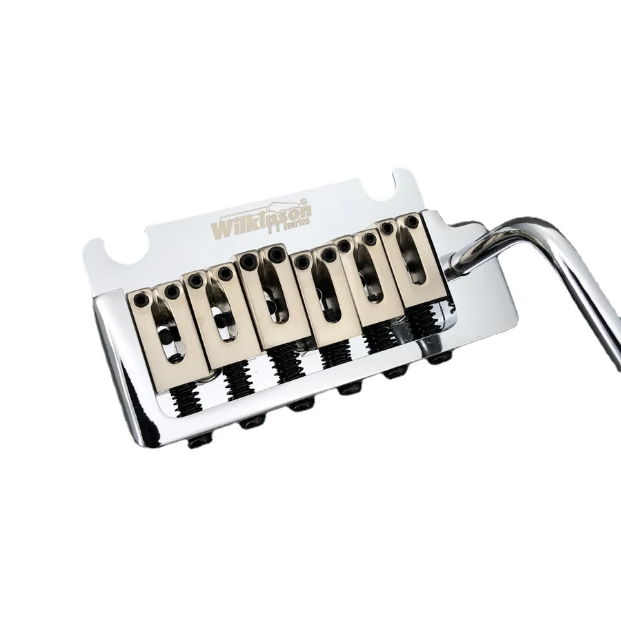 

Wilkinson TREMOLO Guitar Bridge 2 point Tremolo Vibrato Chrome WOV08 Post Distance 56 mm