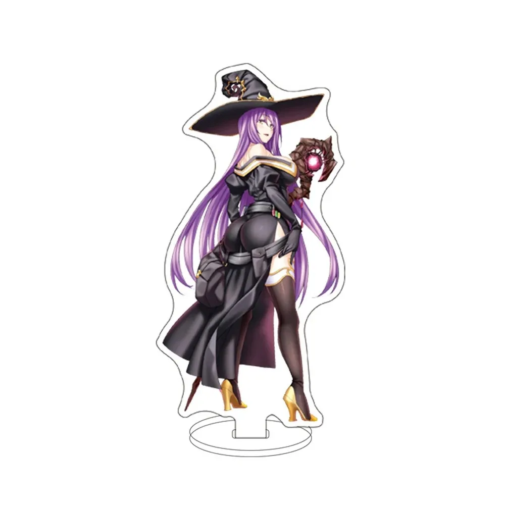 Anime Goblin Slayer Goblin Slayer Priestess 15CM Double-sided HD Printing Acrylic Stand keychain Cosplay Desk Decor Collect gift