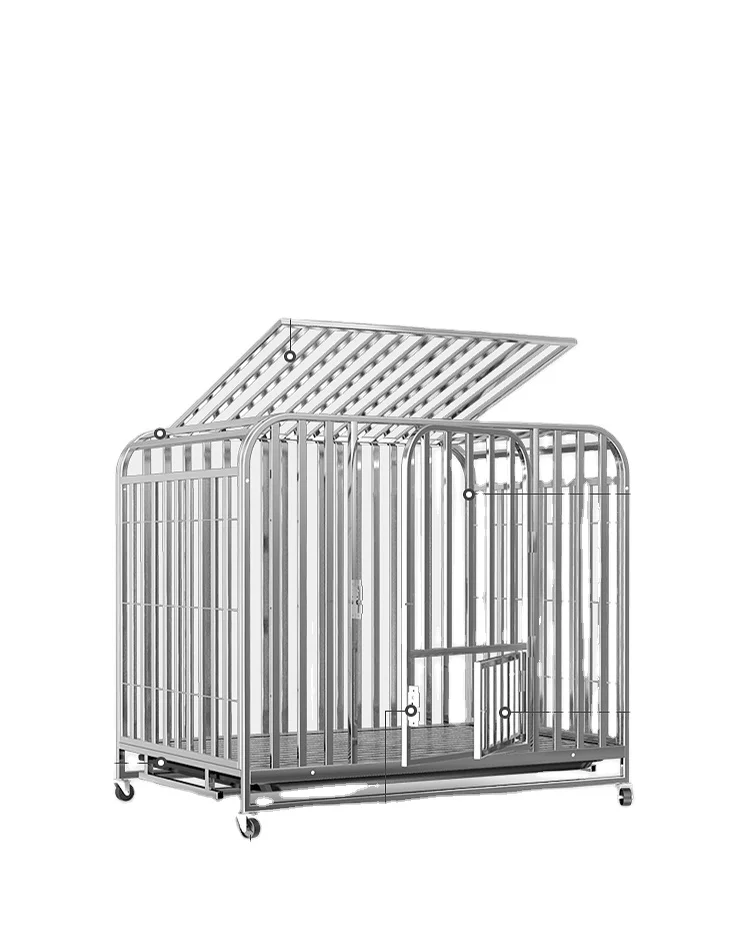 

Pet House High-Quality Thickened Version Animal Dog Cage Iron Cage
