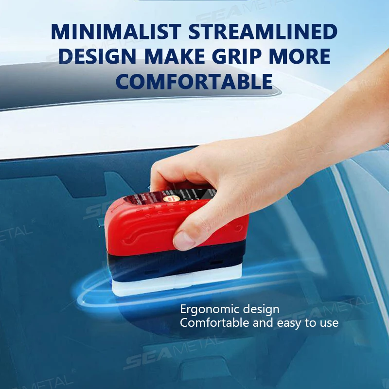 SEAMETAL سيارة الزجاج الإسفنج تنظيف فرشاة نافذة السيارة الزجاج الأنظف يزيل الأوساخ الزجاج الأمامي النفط فيلم الأنظف الزجاج النفط فيلم فرشاة