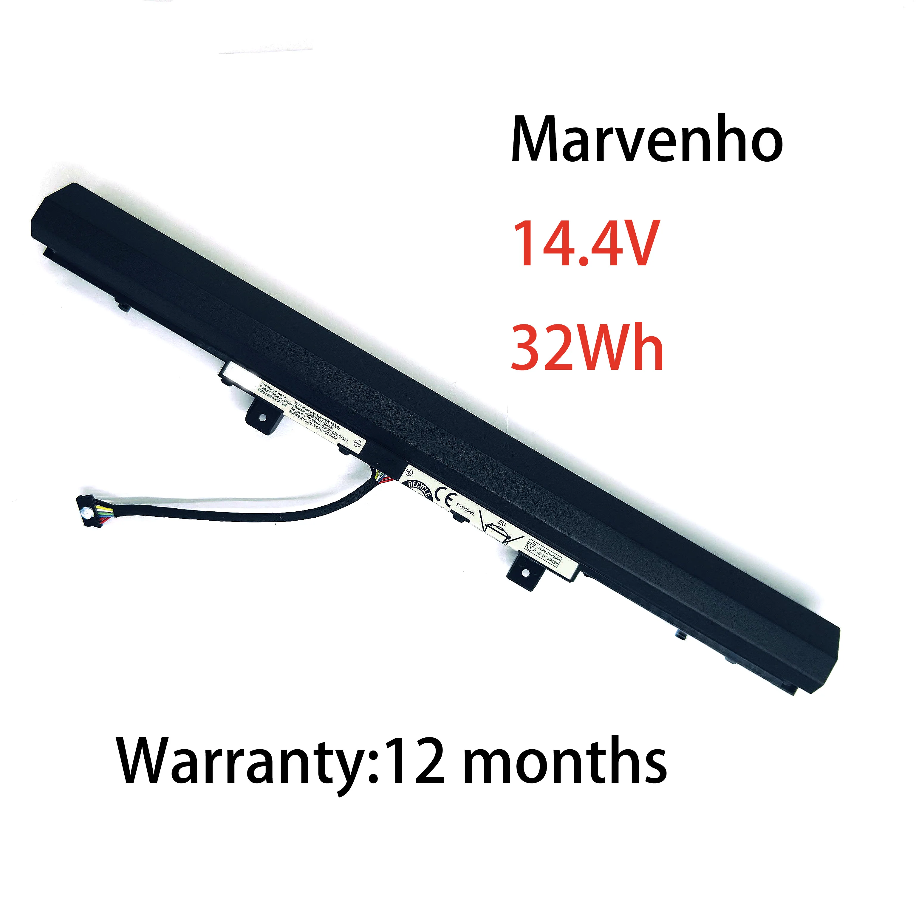 Marvenho New  32wh   14.4V   2200mah  L15C4A02  L15S4E02  L15M4A02  L15L4E02  Battery for Lenovo Ideapad V110 V310  V510