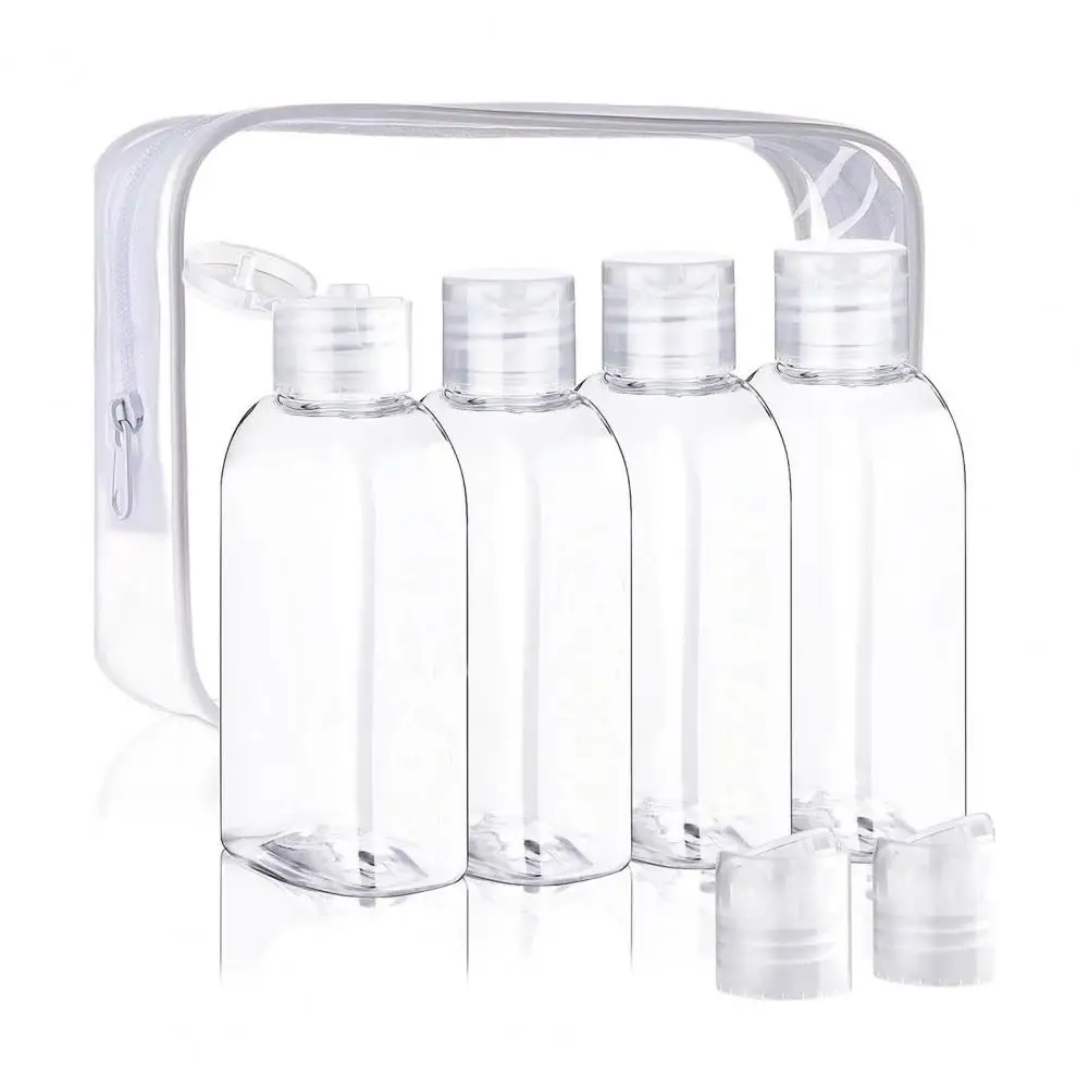 

Refillable Travel Bottles Bpa-free Flip Dispenser Leak-proof Travel Bottles Kit for Toiletries Bpa-free Containers Portable