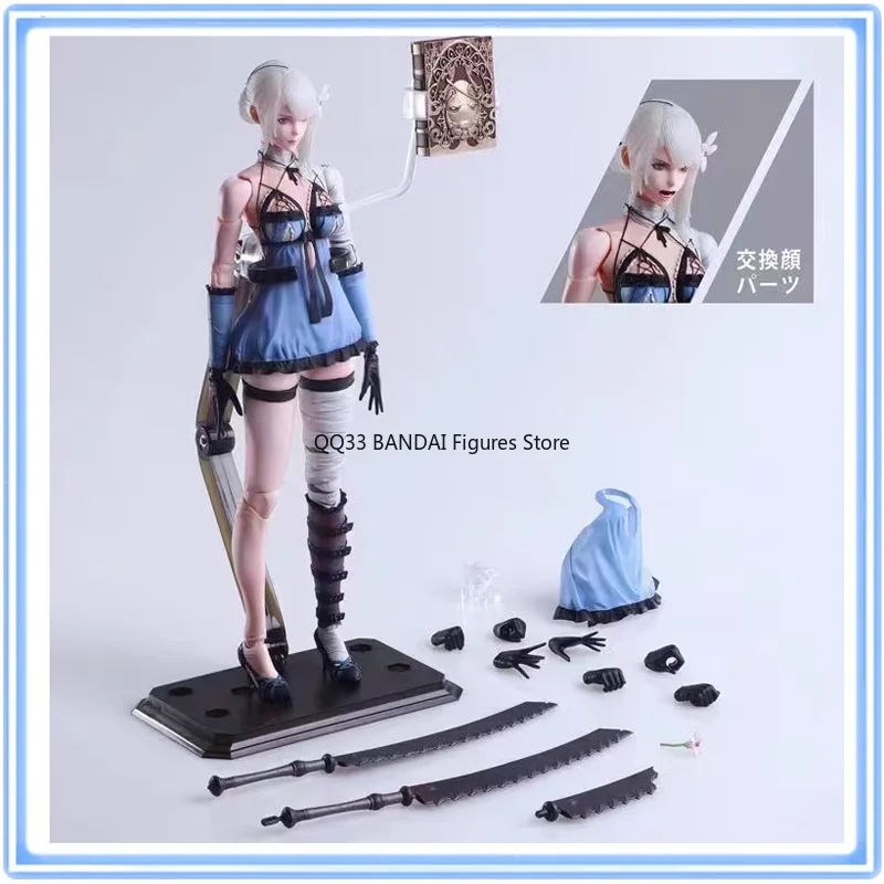 Original SQUARE ENIX PLAY ARTS NieR Replicant Kaine Action Figure Active Joints Model Hobbies Collectibles Gift