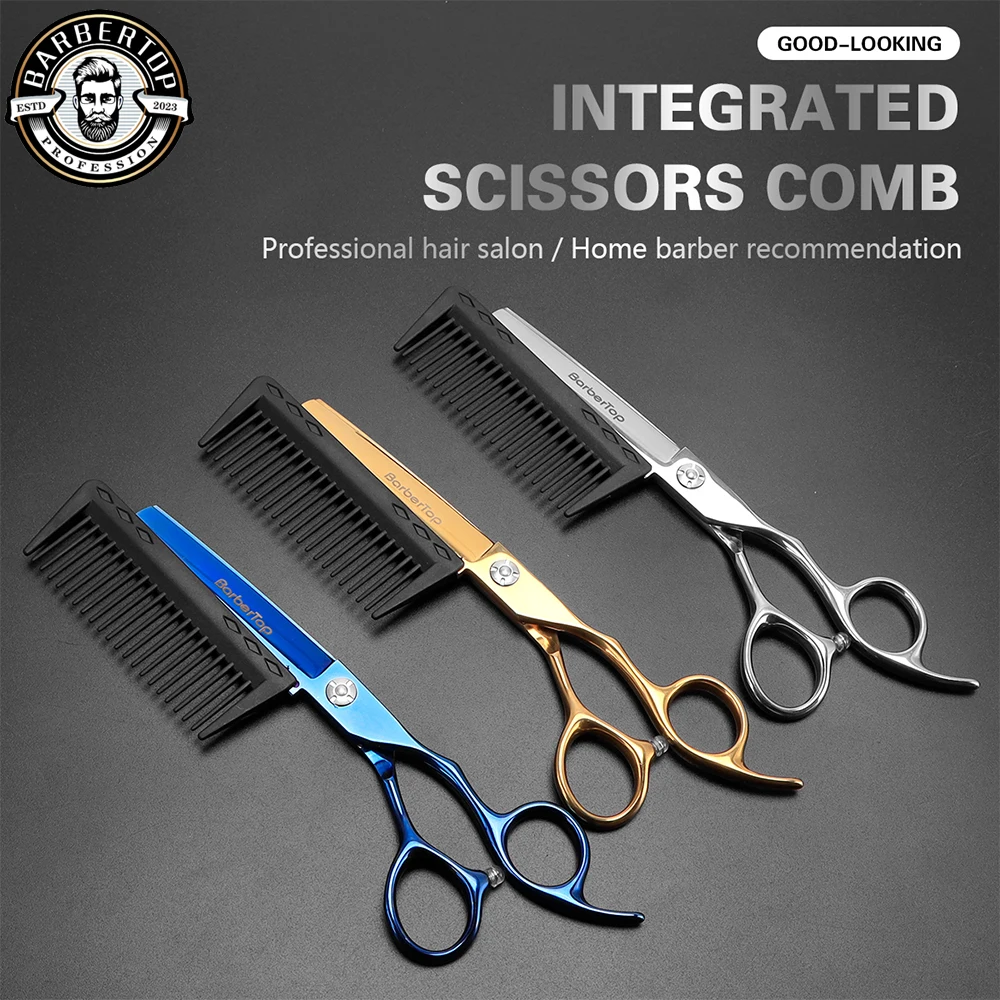 Professional Hair Scissors Stainless Hair Cutting Clipper Barber Scissor Sparse Hair Shears Multifunctional Barber Scissors Set