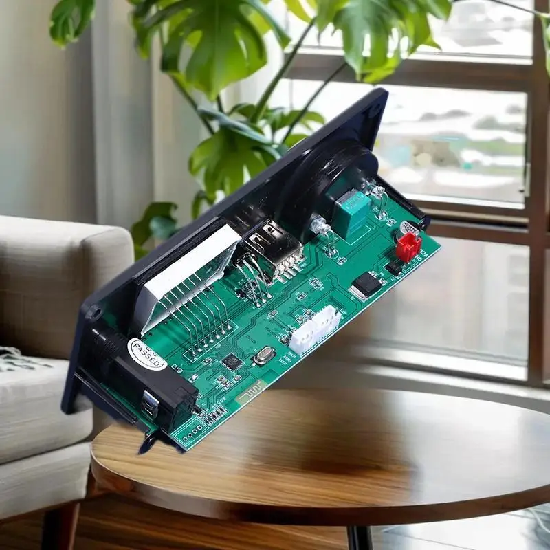 

DC 12V MP3 BT Плата декодирования Автомобильный аудио Mp3-декодер Bt 5,3 без усилителя USB TF FM-радио модуль Цветной экран MP3-плеер