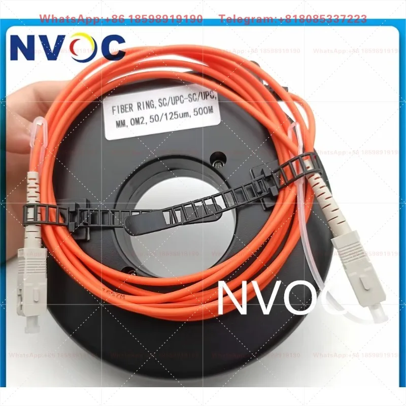 SC/ST/FC/LC UPC MM Multi Mode OM2 50/125 150M Round OTDR Dead Zone Eliminator Fiber Rings 0.15KM Fibre Optical Cable Box