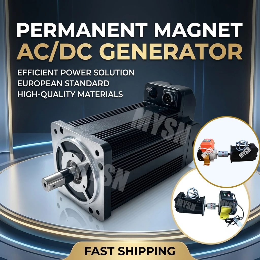 High Efficiency30KW 50KW Permanent Magnet AC/DC Generator 110V 220V 230V 380V Generator High Power Alternator for Home Appliance