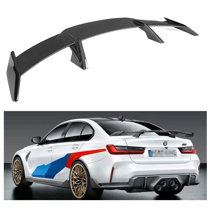 

for BMW New G80 G82 G83 M3 M4 2021+ exterior MP look Dry carbon fiber rear boot trunk wing Spoiler Car accessories