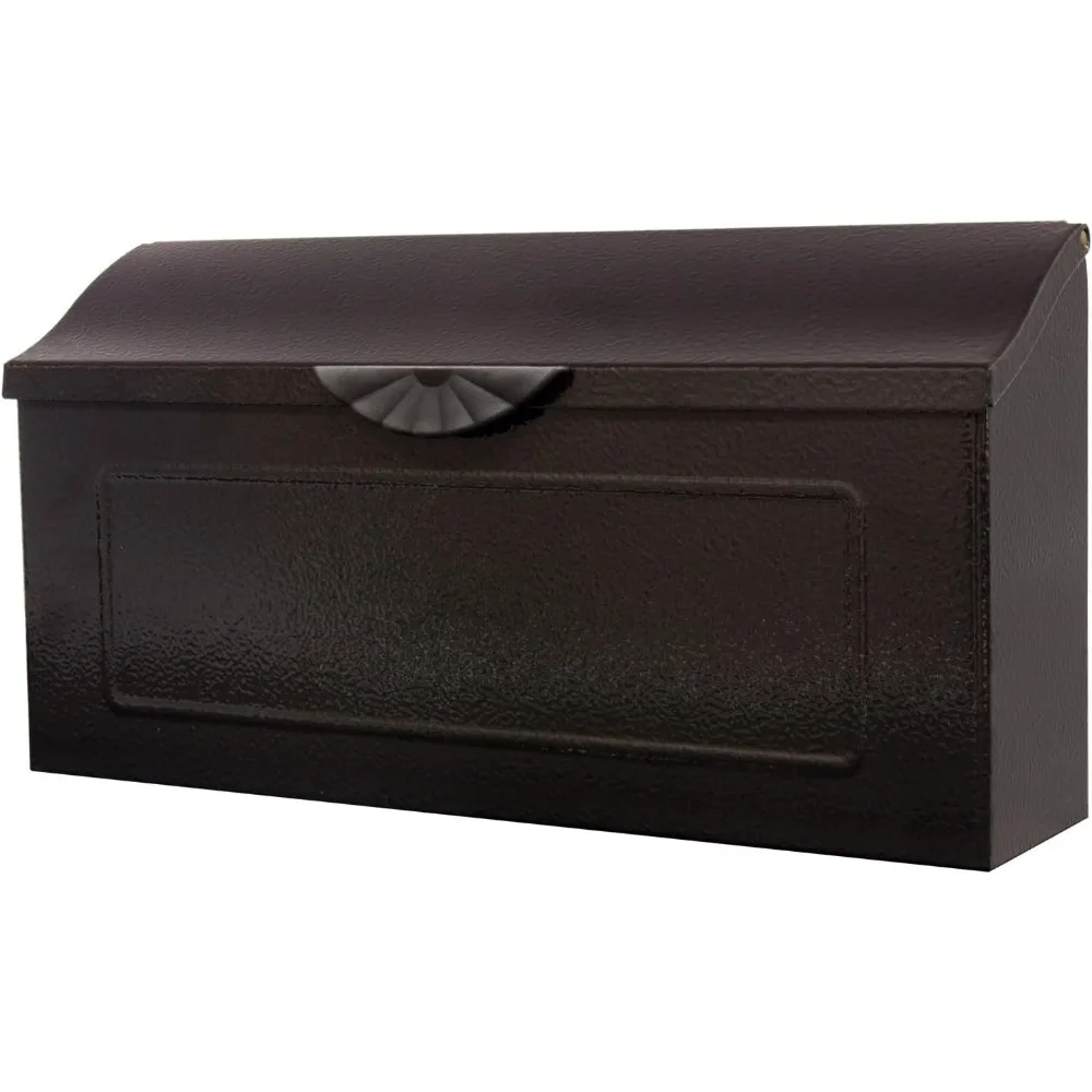 

Wall Mounted Outdoor Mailbox Medium Rust Resistant Galvanized Steel Black