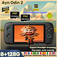 Ayn Odin 2 Base Odin2 pro Retro Handheld Video Player Game  6Inch Touch Screen 8G+128G Android13 512G Portable Console PS2 Games