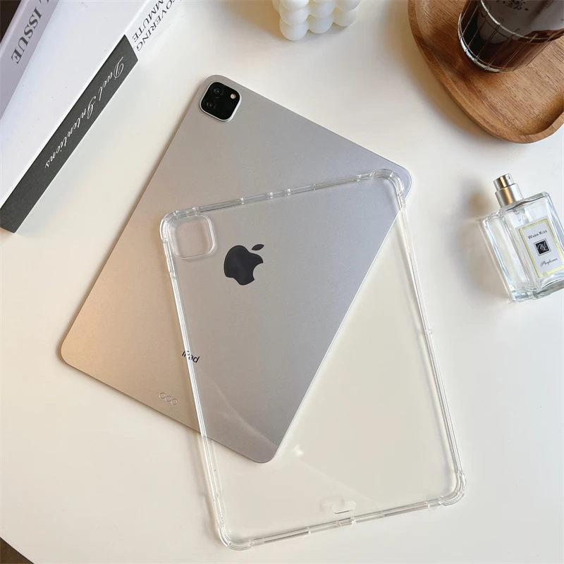 Coque antichoc transparente en TPU pour iPad, étui pour tablette, 9e, 8e, 7e, 10.2 pouces, 10e génération, 10.9 pouces, Air 2 Mini