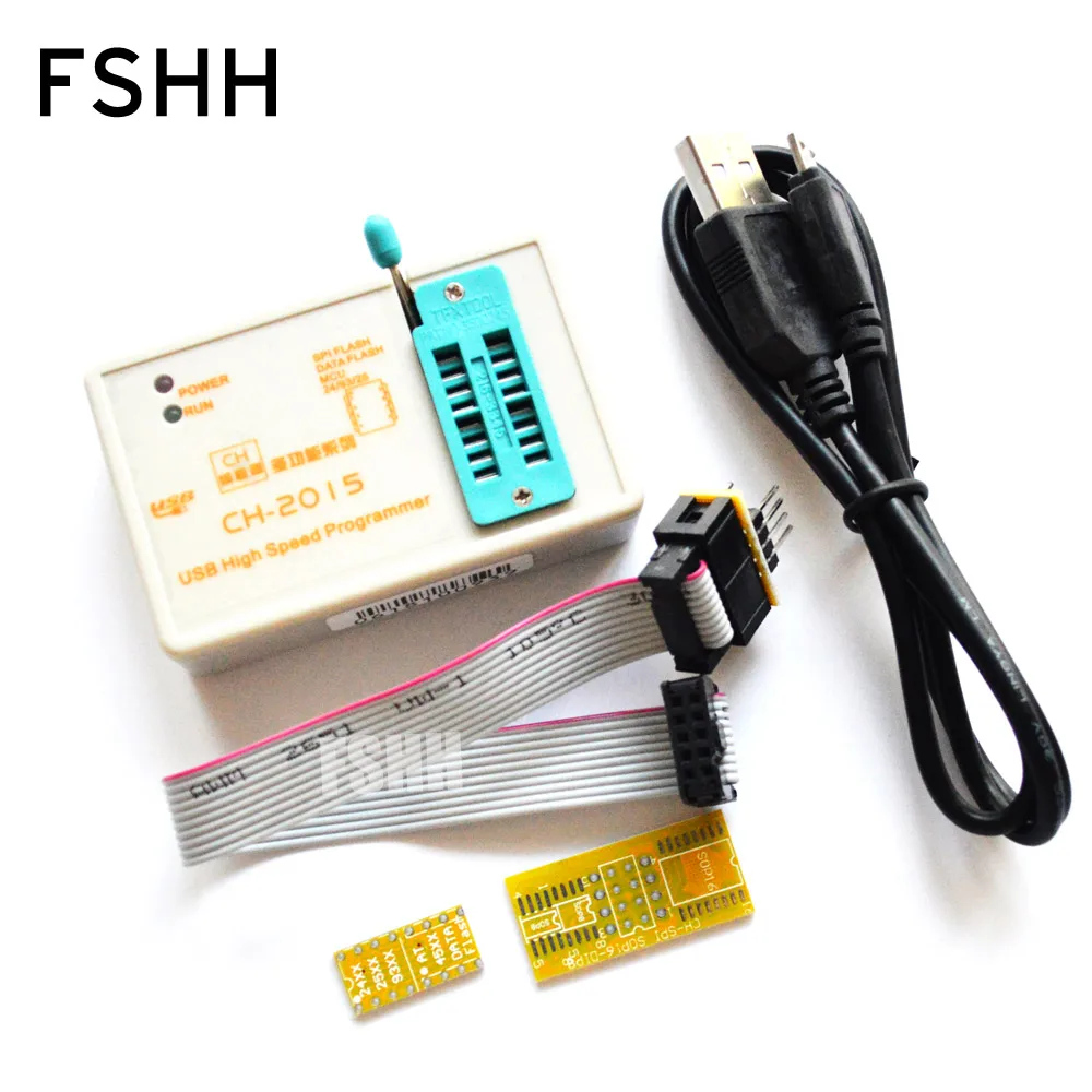 CH2015  high-speed USB SPI Programmer 24 25 93 EEPROM 25 flash bios AVR WIN7 WIN8 VISTA MINI Programmer