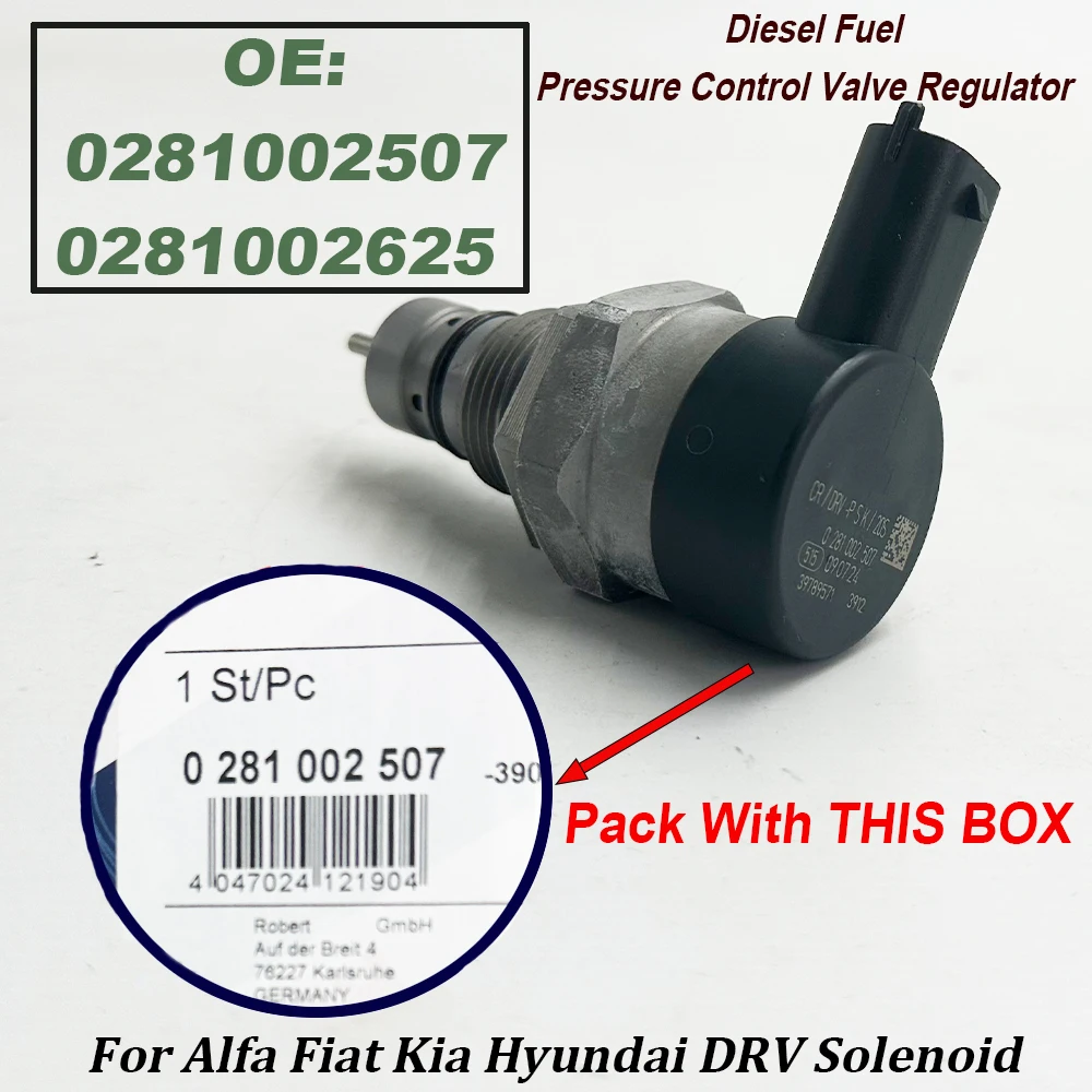 

0281002507 0281002625 Pressure Control Valve 0281006032 0281002829 55185570 31402-2A400 281002507 For Hyundaii