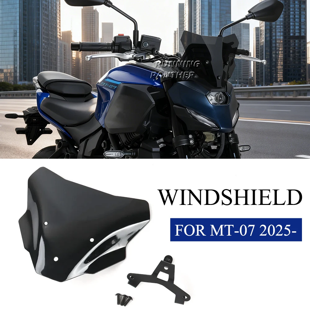 

New motorcycle parts PC Windshield air deflector in 4 colors suitable for Yamaha MT 09 MT-09 mt 09 2025 ﻿