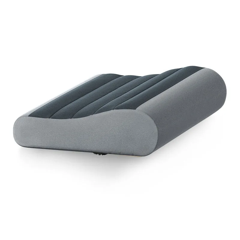 

Inflatable camping pillow, ultra light travel pillow for aircraft, hiking, road trips, office - neck pillow with washable pillow