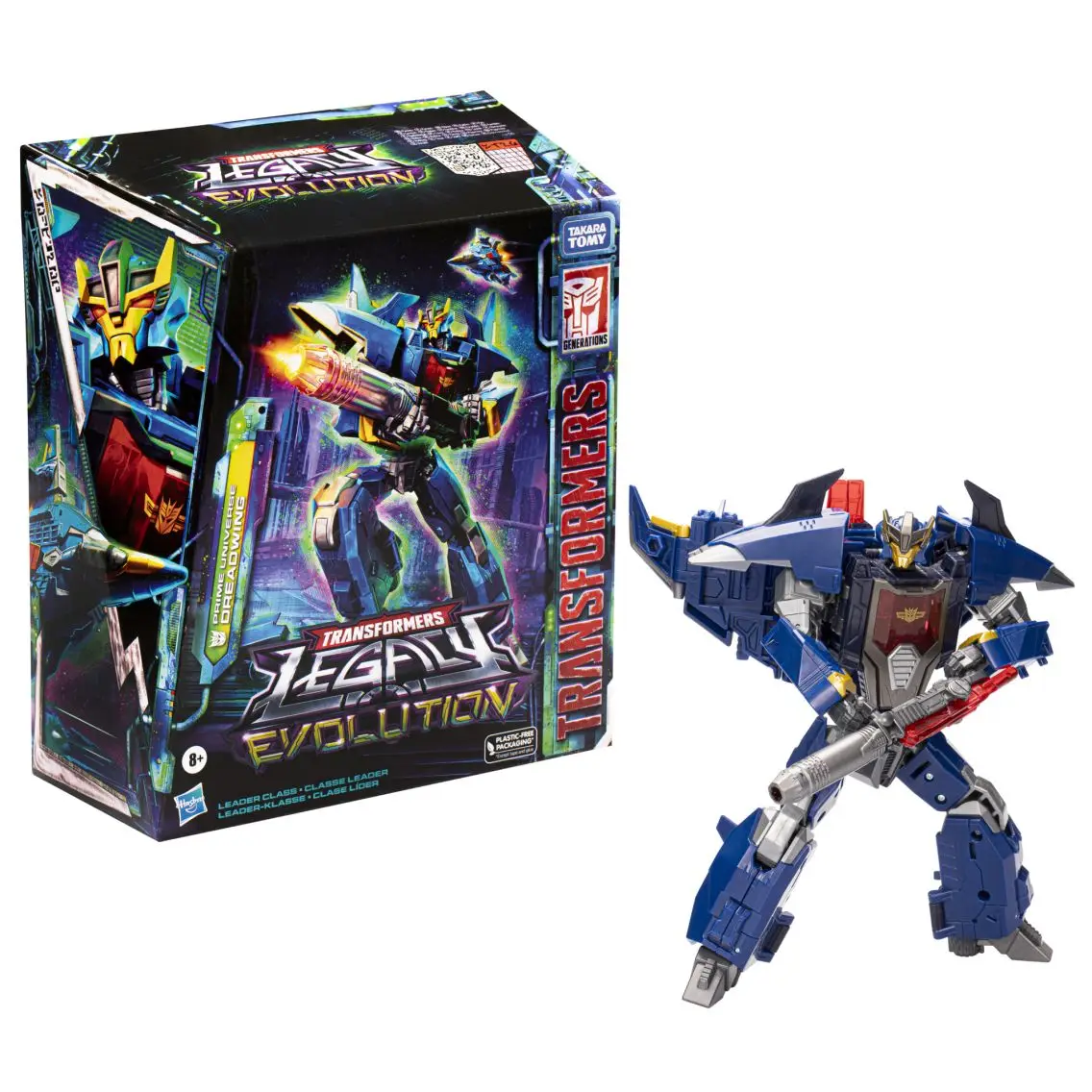 Hasbro Transformers Legacy: Evolution Leader Class Prime Universe Dreadwing Model Toy, Anime Gift Figures, en stock