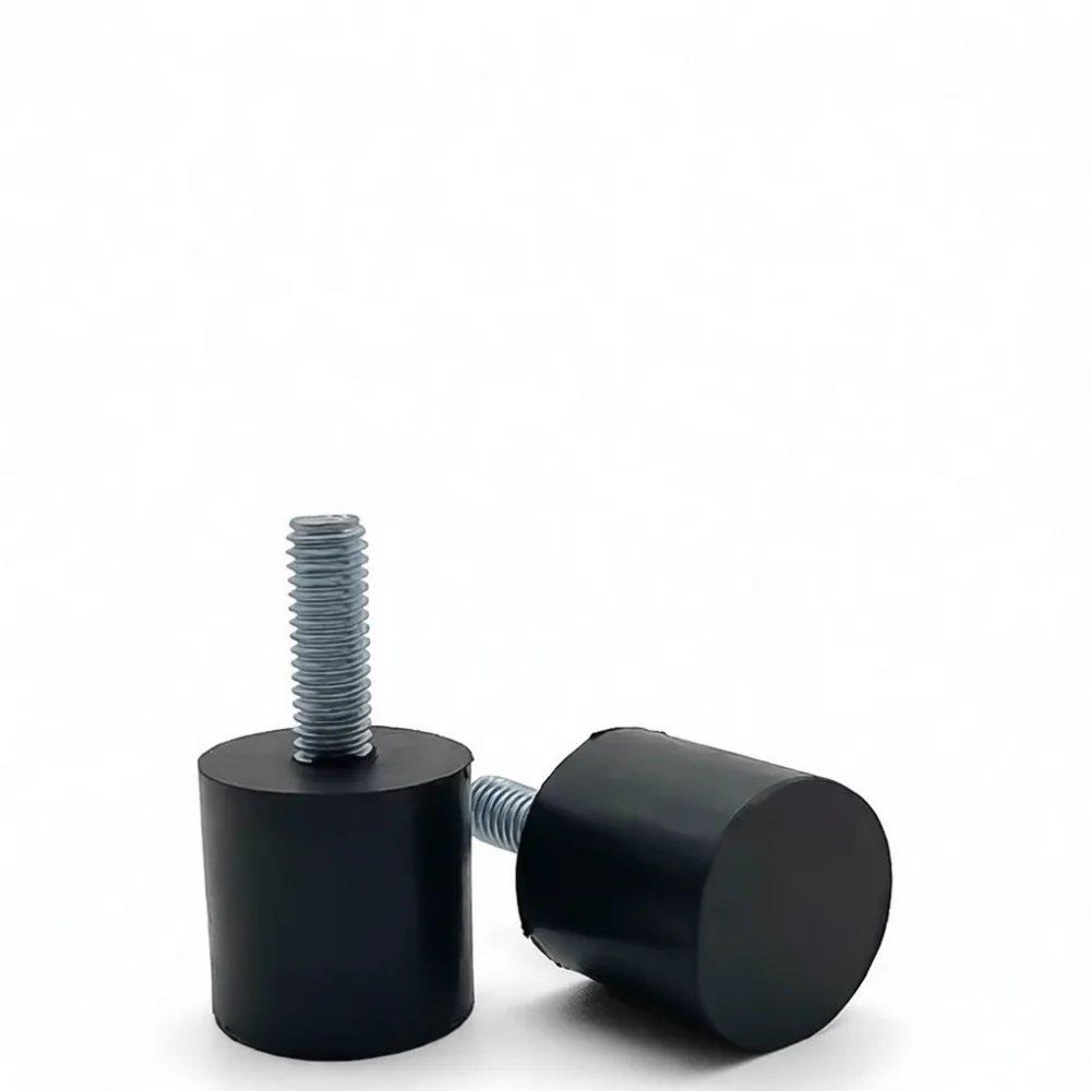 Adjustable Rubber Feet M6 M8 M10 Threaded Dampener Anti Vibration Pad Industrial Machine Support Mount Equipment Shock Buffer
