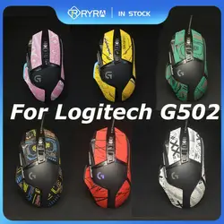DIY Gaming Mouse Grip For Logitech G502 Hero Sticker Non Slip Lizard Leather Suck Sweat Hero PC Gamer Mouse Protective Sticker