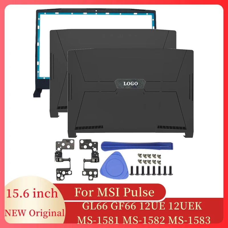 NEW Laptop Frame LCD Back Cover/Front Frame/Hinges For MSI Pulse GL66 GF66 12UE 12UEK MS-1581 MS-1582 MS-1583 Laptops Case