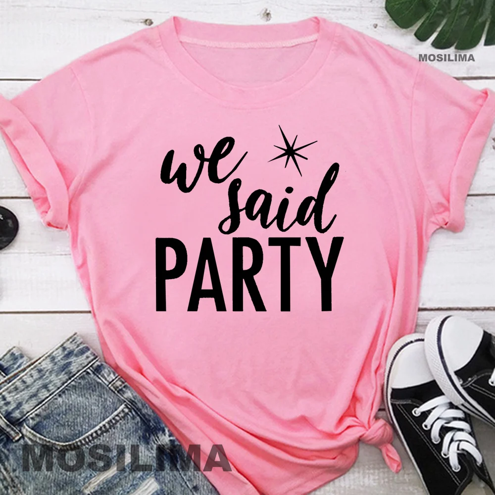 Top de fiesta de despedida de soltera para mujer, ropa divertida, Tops de moda para boda, 1PAC