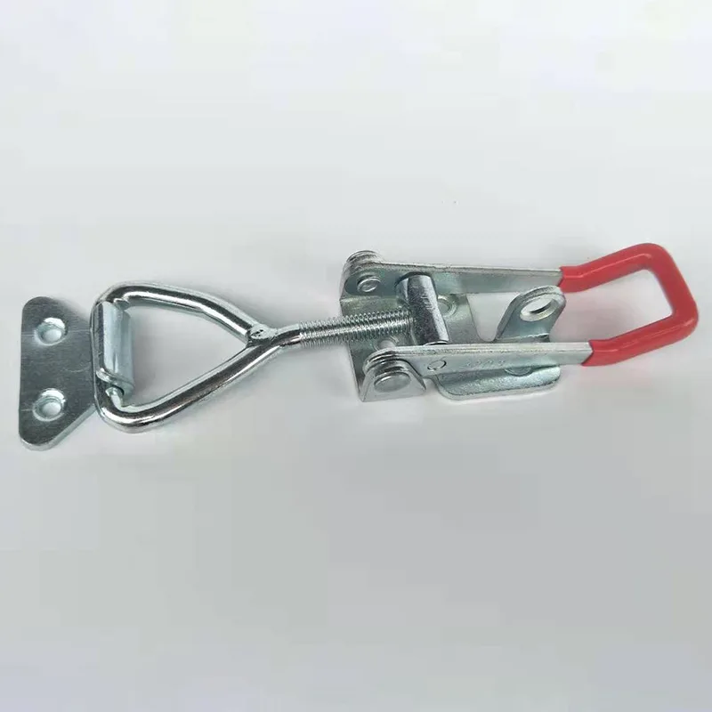 1pcs Toggle Latch Catch Toggle Clamp Adjustable Cabinet Boxes Lever Handle Lock Hasp For Home Sliding Door Furniture Hardware