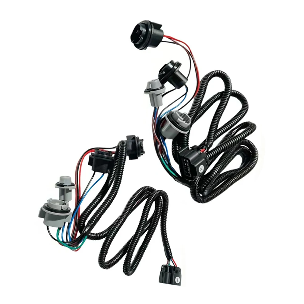 Pair Car Tail Light Lamp Wiring Harness Taillight Cable 16531401 16531402 For Chevrolet For Silverado 2003-2007