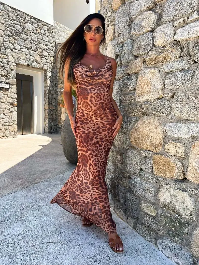 Fashion Sexy Solid Three Piece Bikini Set with Dress Cover Up Leopard Beach Skirt Swimwear Summer Beach Holiday  Bathing Suit