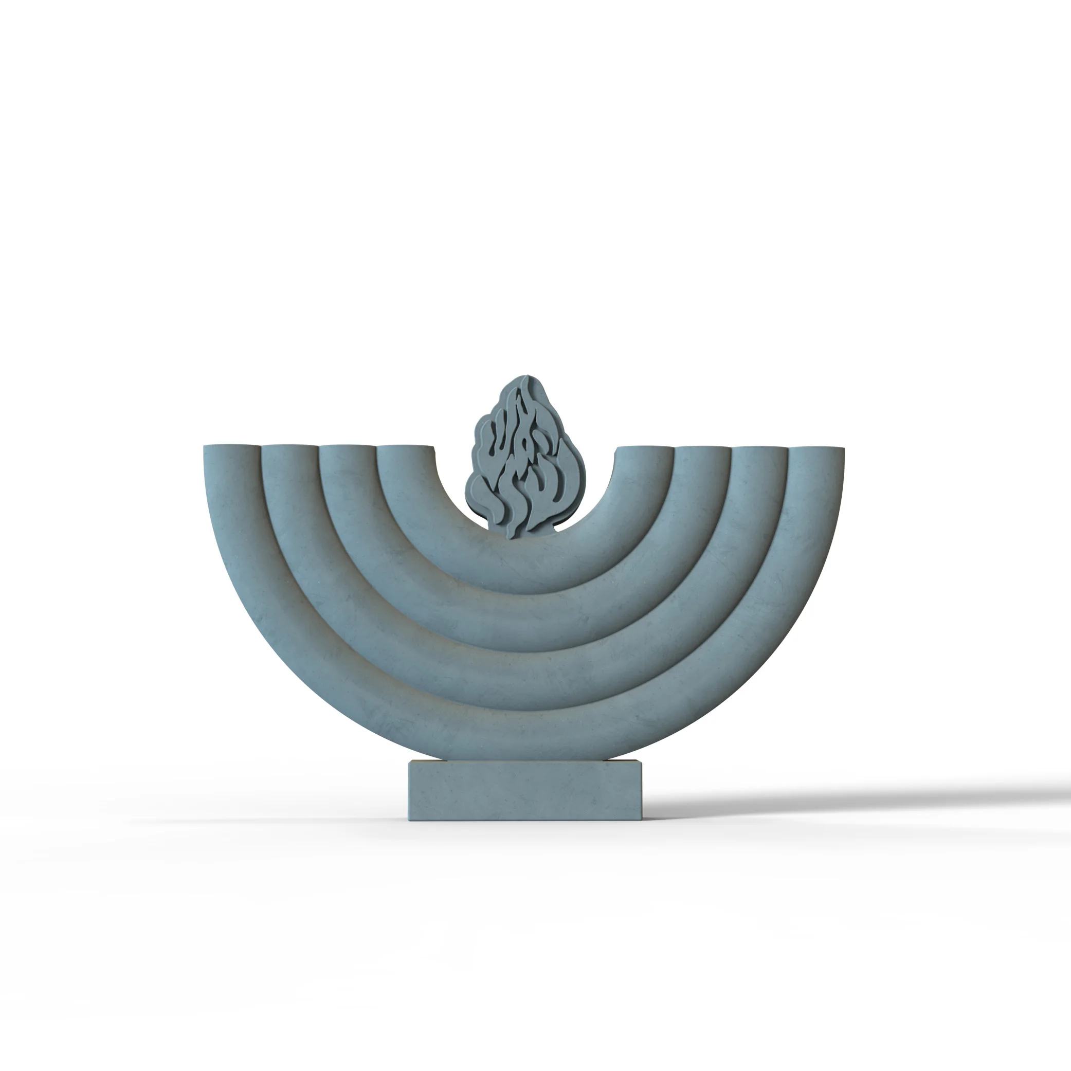Silicone Mold For Handmade Concrete Hanukkah Menorah，9-hole Candlestick Molds ，Unique Chanukah Jewish Gifts，DIY Molds