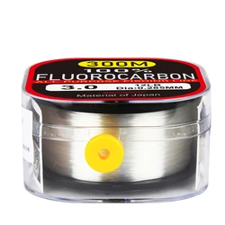 300M100M 100% Fluorocarbon  Fishing Line Transparent Carbon Fiber Big Size Line  Material From Japan Carp Fishing Goods Supplies