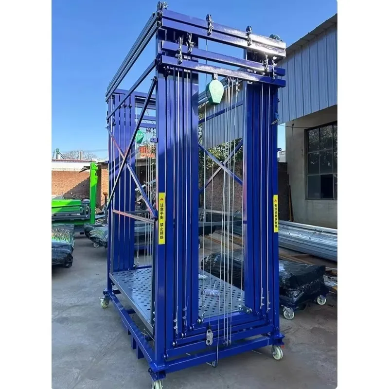 

【New】Electric Lifting Scaffolding Foldable Indoor and Outdoor Automatic Hoist Lifting Freight Elevator Mobile Lifting Platform