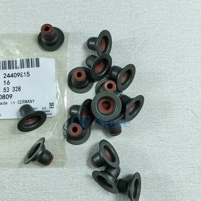 10Sets Engine Seal Valve Stem For Chevrolet Aveo Opel Vauxhall Astra Zafira 24405819 24409815