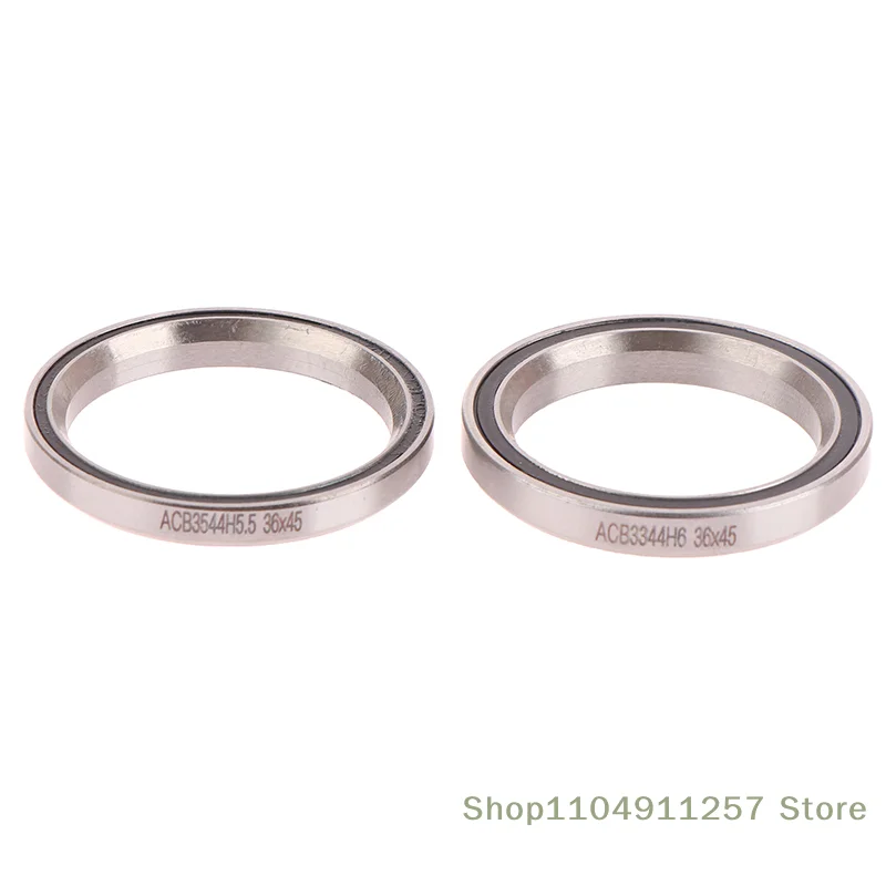 AC3544 AC3344 Bantalan Headset Sepeda 35*44*5.5 33*44*6 MM 36/45 Derajat Baja Krom Meruncing Atas Bawah ACB Is44 Set Bantalan