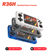 R36H Handheld Game Console 3.5-inch IPS Screen Retro Gaming Player with 3000mAh Battery 64GB/128GB Storage Linux RK3326
