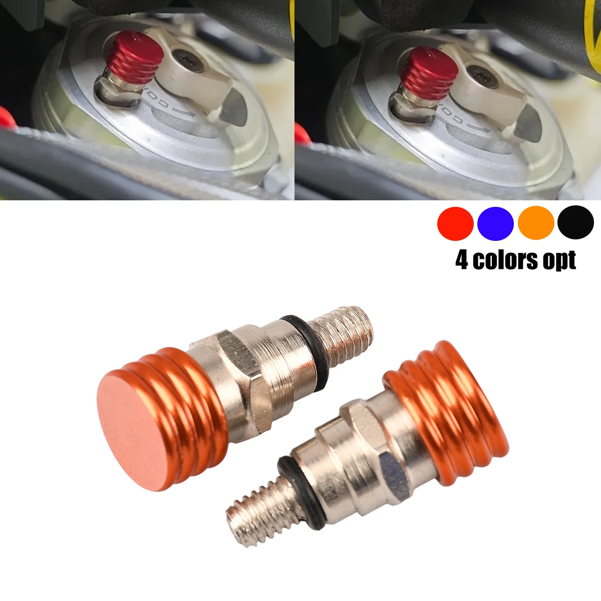 For KTM EXC 300 SX 125 250 XC 350 450 690 Enduro R SMC R 990 Adventure For Husqvarna BETA GASGAS M4x0.7 Fork Air Bleeder Valves