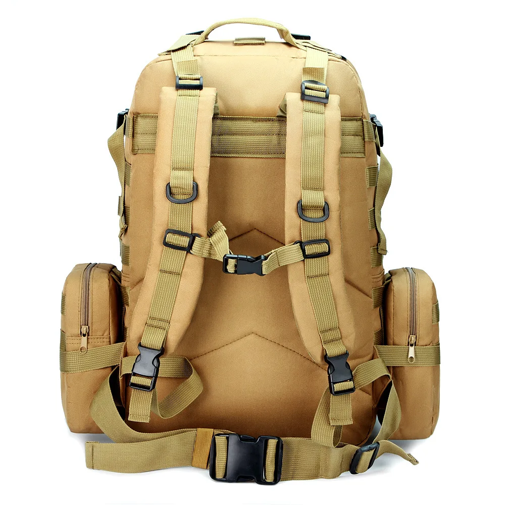 50L Large capacity Backpack Waterproof Backpacks 4 in 1 Multi-function Sport Bags Outdoor Fishing Hiking Camping Rucksack