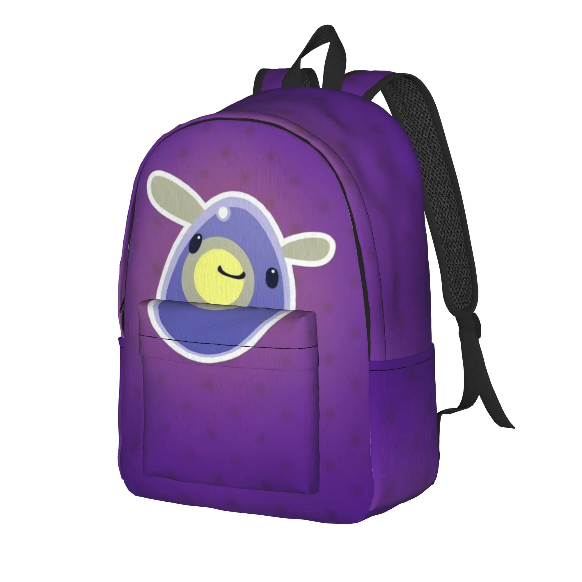 Purple Single Slime Rancher Backpack  Hiking Backpacks Boy Girl High Quality Durable High School Bags Fun Rucksack