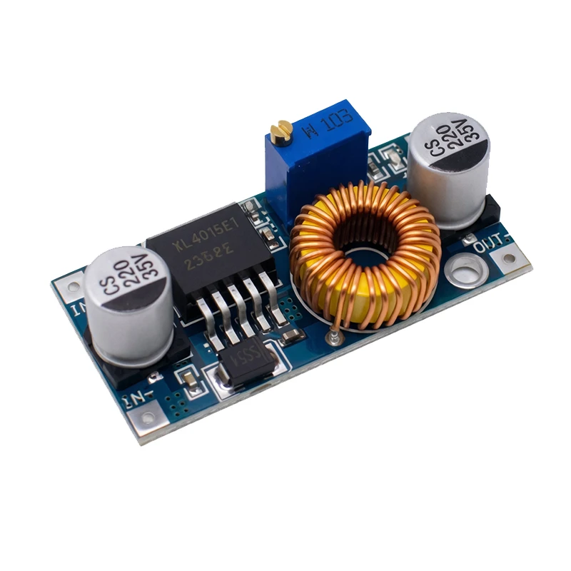 XL4015 DC-DC Adjustable Buck Power Supply Module 5-32V Input 0.8-30V Output 5A Step Down Voltage Regulator Board For Arduino DIY