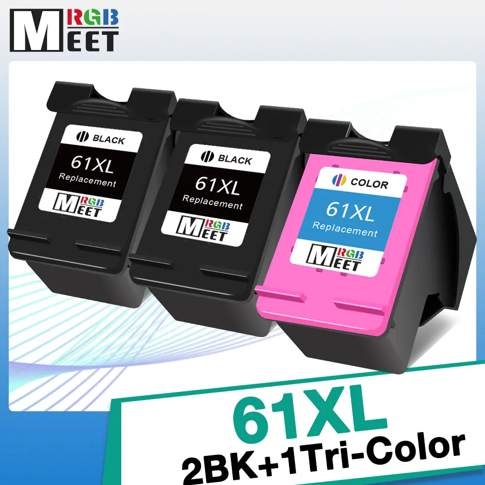 ALIZEO Compatible Ink Cartridge For HP 61XL Envy 4500 4502 5530 & Deskjet 2540 2541 2542 2543 2544 2546 2050 5532 5534 5535