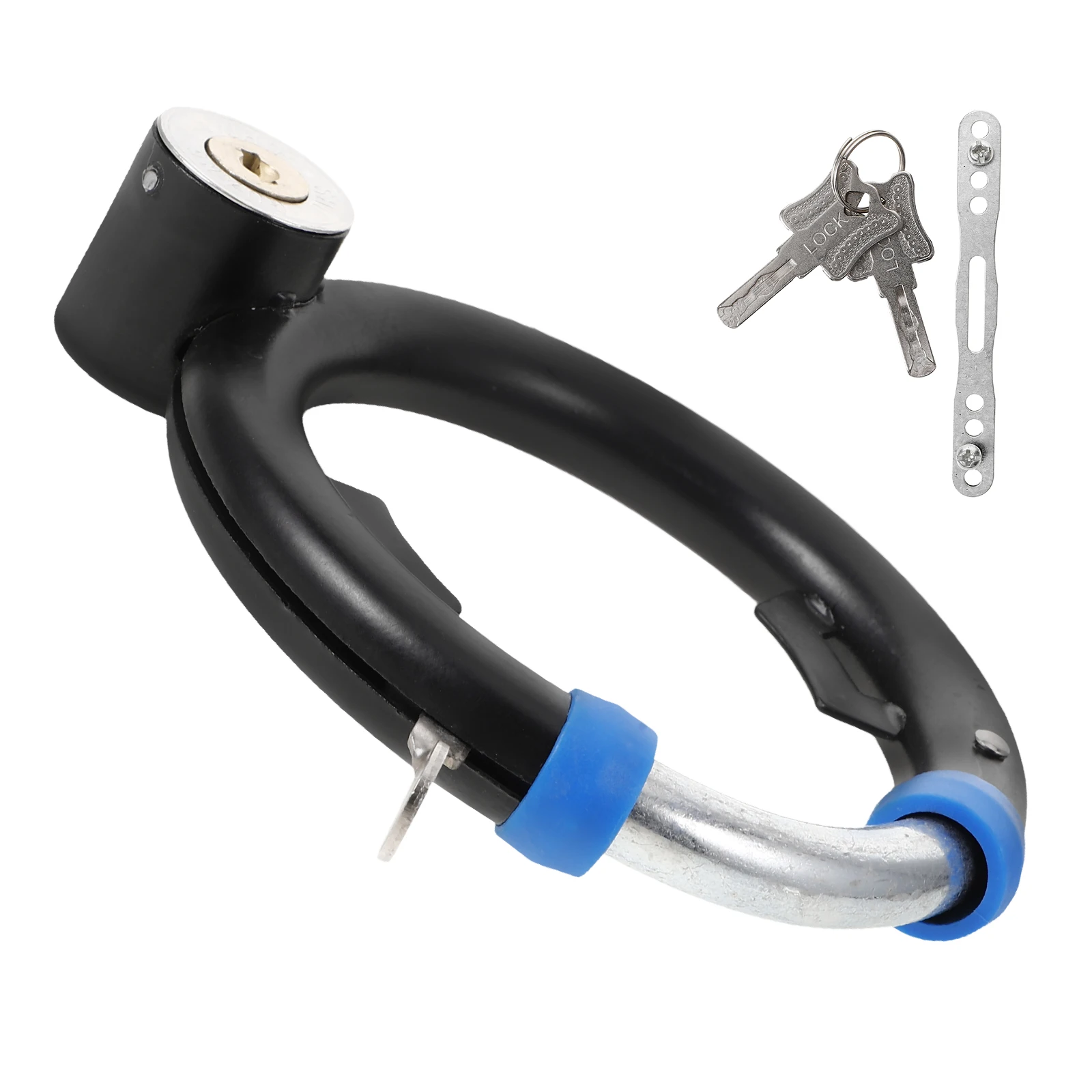 

Bicycle Lock Heavy Duty Anti Theft Stainless Steel Compact Round Fits Mountain Bike Electric Scooter Includes KeysBracket